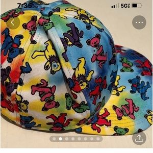 GRATEFUL DEAD Jerry Garcia DANCING BEAR album Tour MEN'S New SNAPBACK HAT Cap